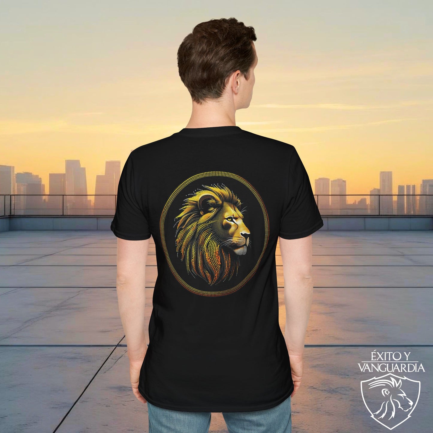 Mentalidad de León | Camiseta Estoica Unisex | Estilo Firme y con Propósito|