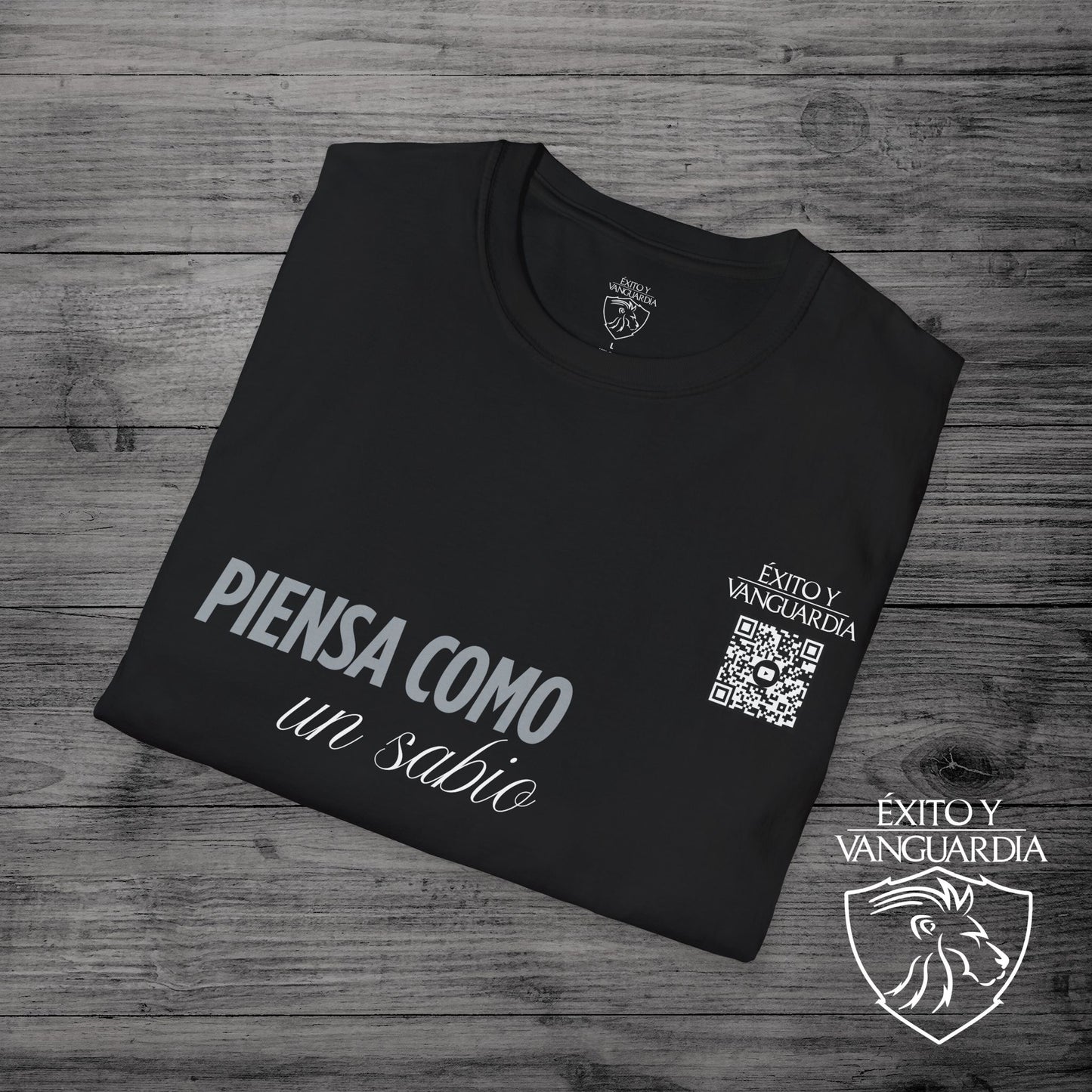 Camiseta Estoica E&V — Piensa como un Sabio, Actúa como un Guerrero